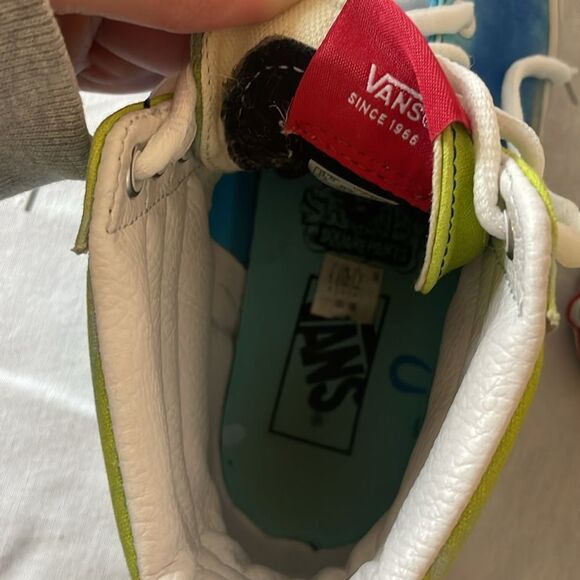 VANS SpongeBob SquarePants M 5.5 W 7 hi top - Picture 9 of 9